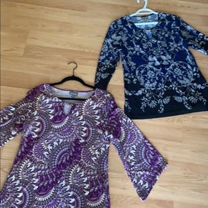 (2) Roz &Ali tunics